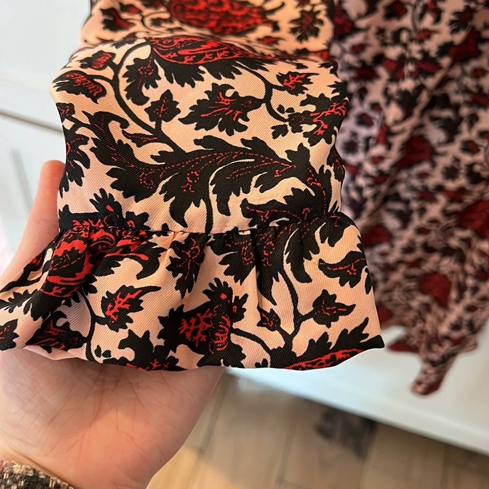 Sandro Paris crystal embellished floral print dress - Picture 5 of 5